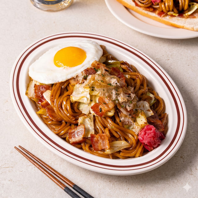 [소바 토리야] 일본인이 개발한 전통 야끼소바 814g (1인분 x 2개입) 밀키트 야키