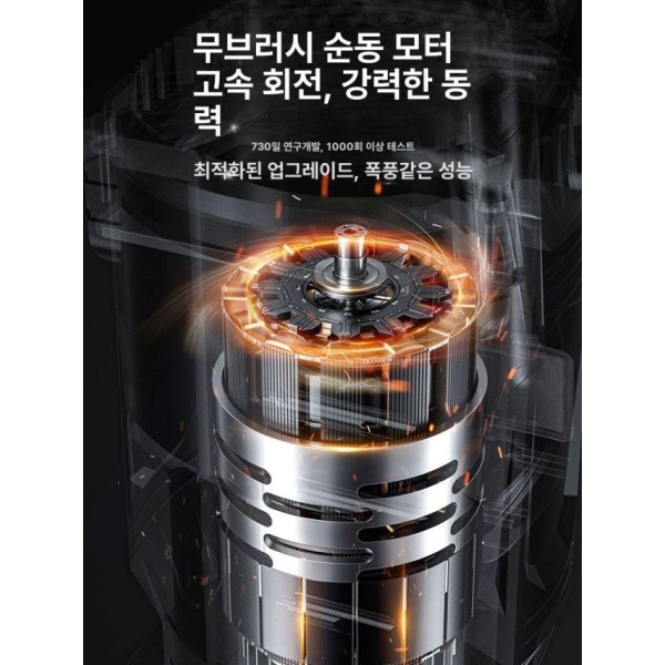 강력한 경량 낙엽 송풍 초강력 무선 산업용 충전 블로워 27단계 6단계 최상급20칸 B - 상세 이미지 3