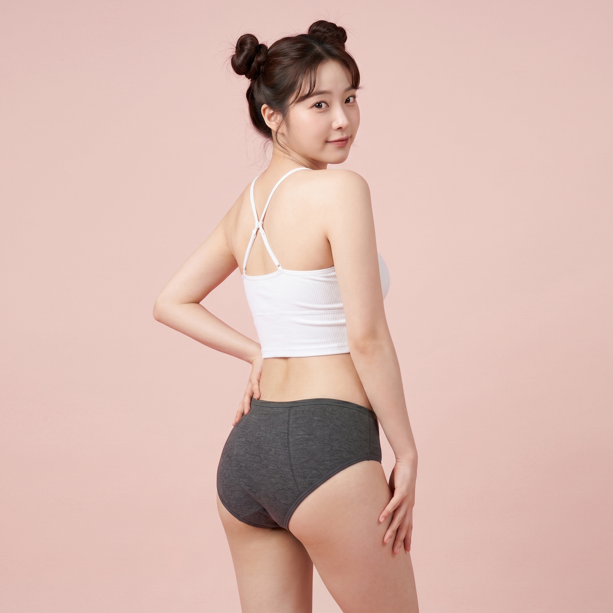 속맘 에어리밤부 위생팬티 주니어 청소년 샘방지 생리 방수 팬티 - 상품 이미지