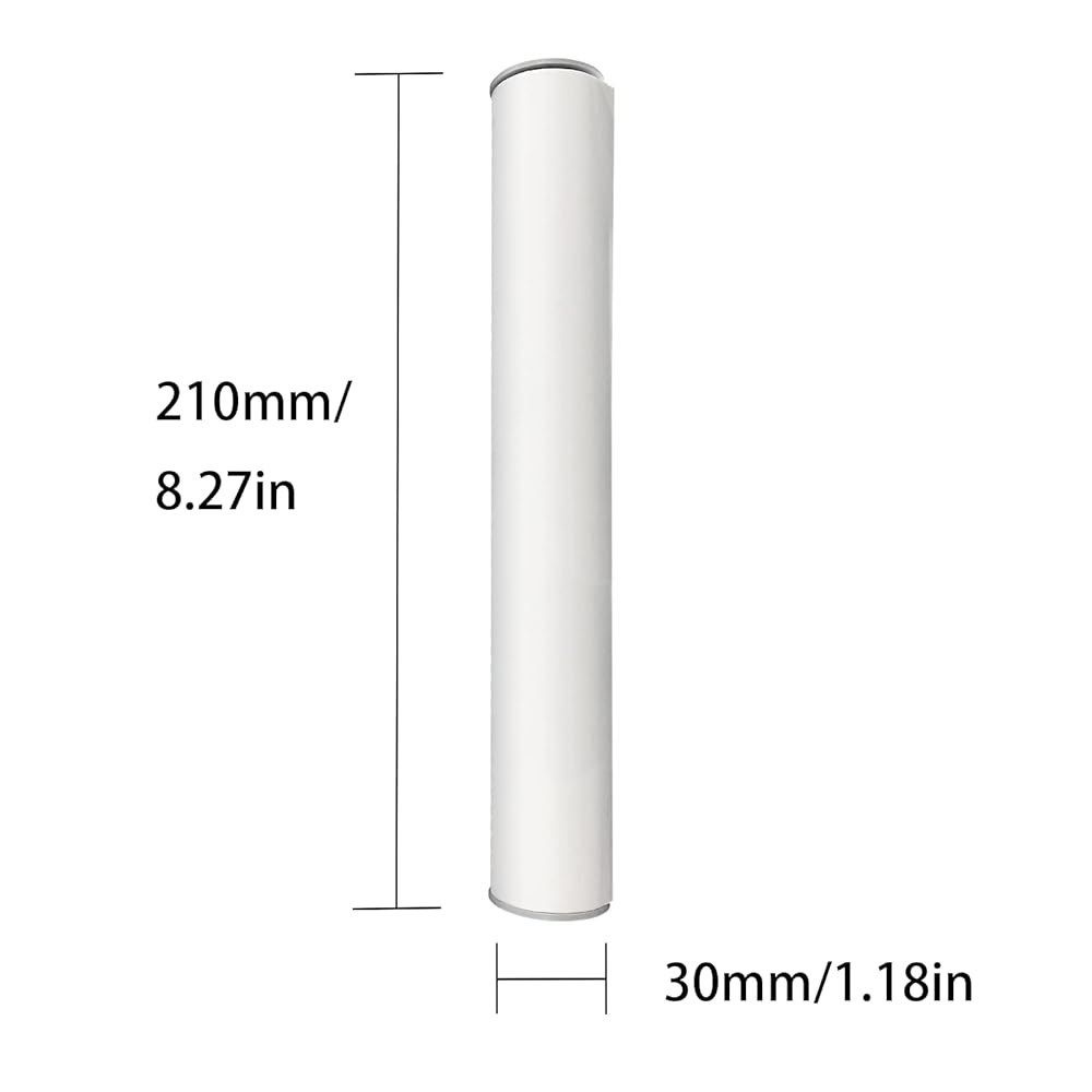 RT A4 열 프린터 용지 롤x2, 폭 8.3인치, POOLITECH MT810 및 기타 휴대용 프린터와 호환(롤 2개 | 8.3 x23 )(인치, 8.3인치) 4.3 Inches - 상세 이미지 3