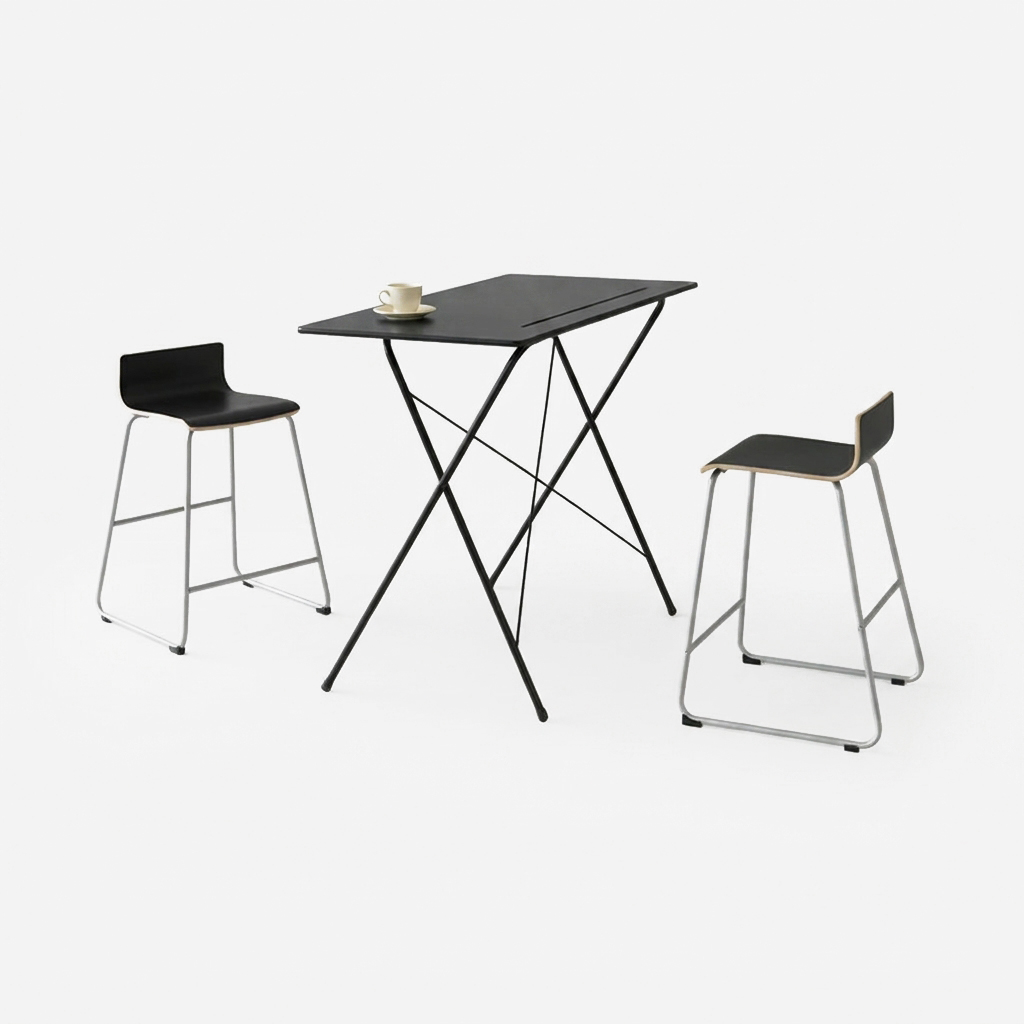 GOSI 스탠딩 접이식테이블 120 SM-2200B 래치드블랙 6871.0576 이미지 7