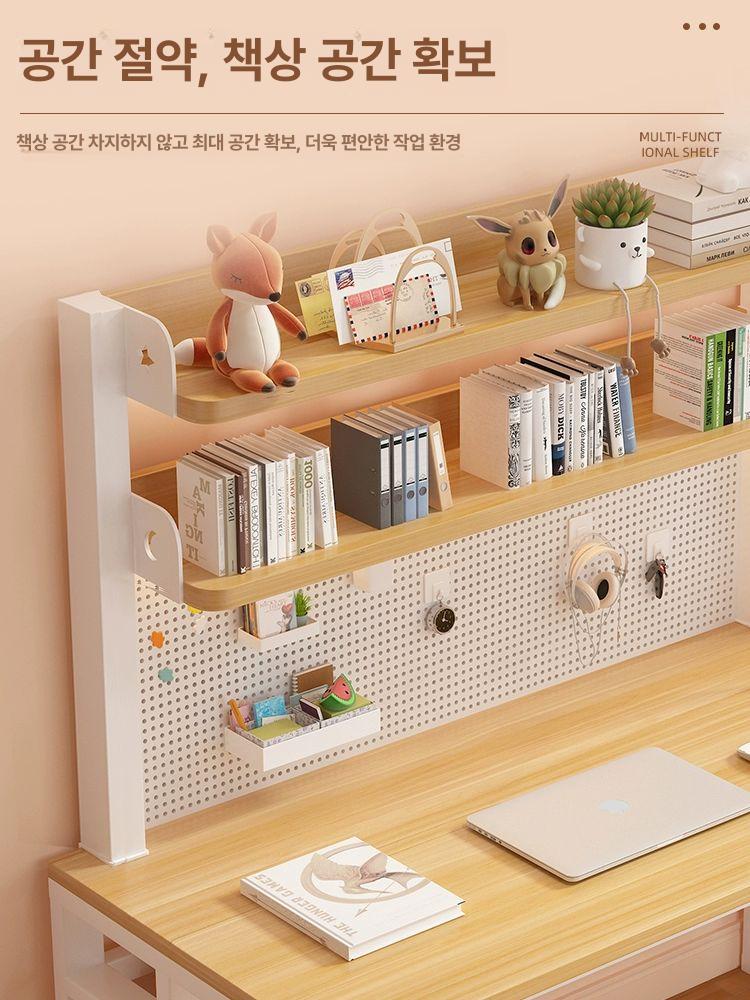페그보드 책상선반 책상정리 수납 철판 타공보드 타공판선반 책상타공판 다용도 - 상세 이미지 5