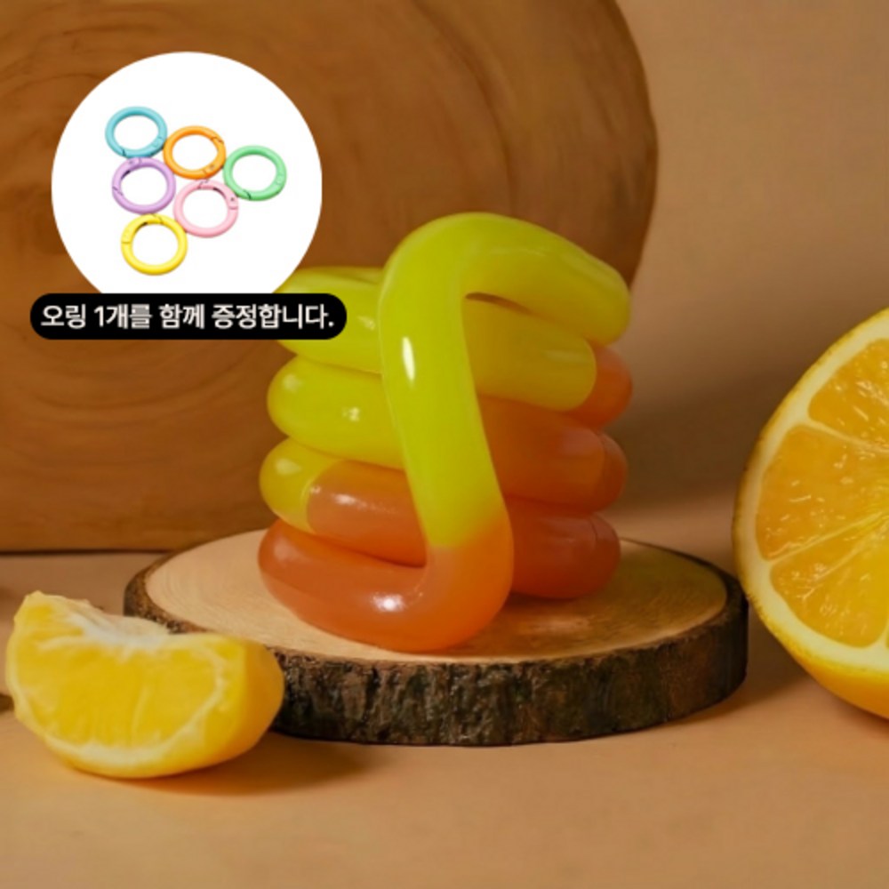 피젯토이 트위스트 힐링 촉감 탱글 장난감 온도변화 변색 키링 이미지 8