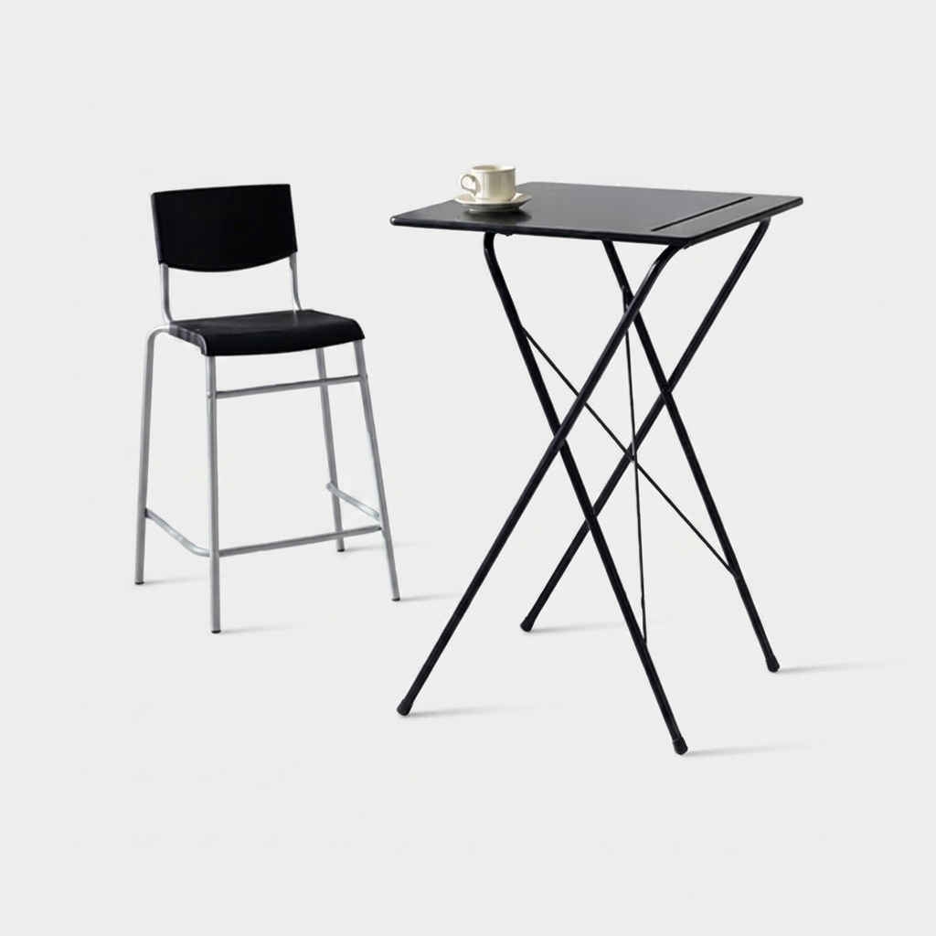 GOSI 스탠딩 접이식테이블 60 SM-2200B 래치드블랙 9447.1423 - 상세 이미지 5