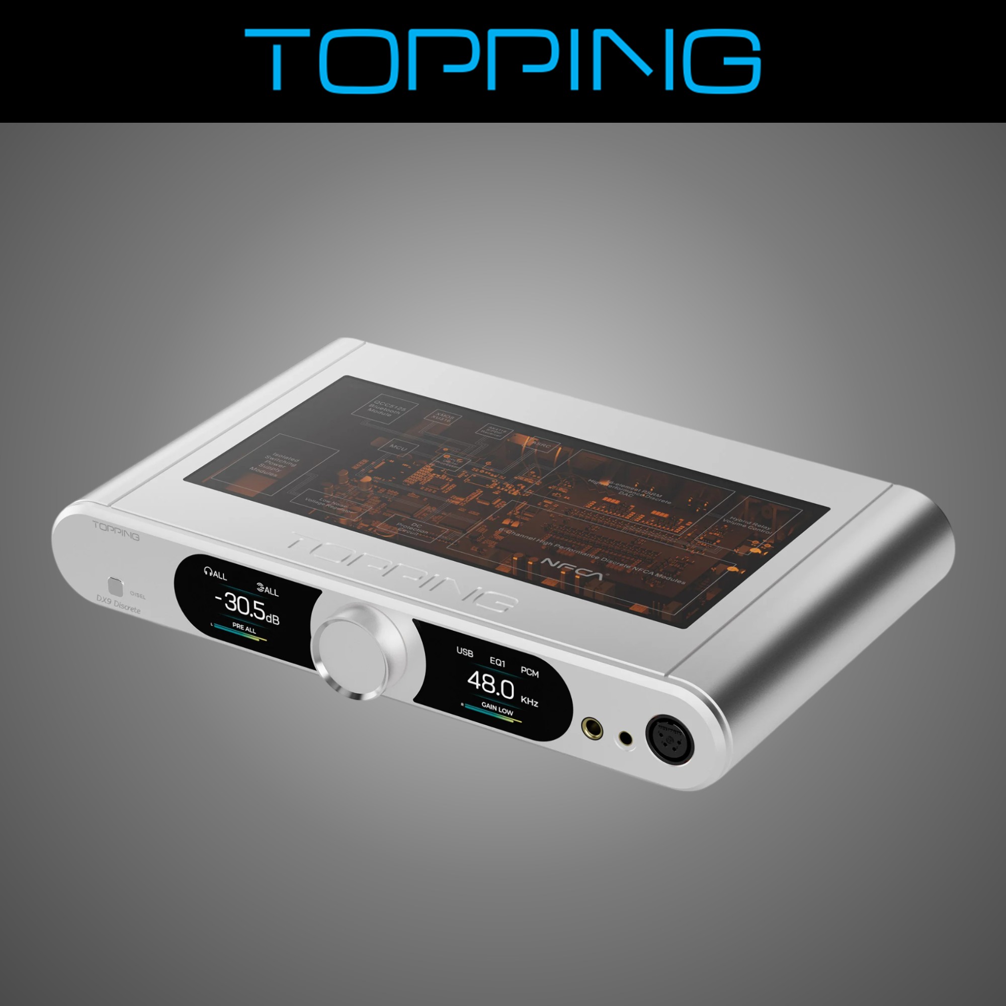 TOPPING 토핑 DX9 Discrete DAC & 헤드폰앰프 올인원 컨버터 정식수입 - 상세 이미지 4