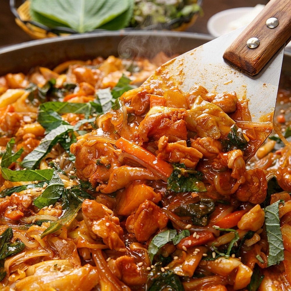 매콤달콤 황금비율 특제양념 칠대삼 순살 닭갈비 400g - 상품 이미지
