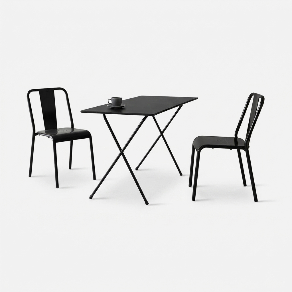 HOMATO 접이식테이블 120 SM-659NPL 래치드블랙 9640.7603 이미지 3