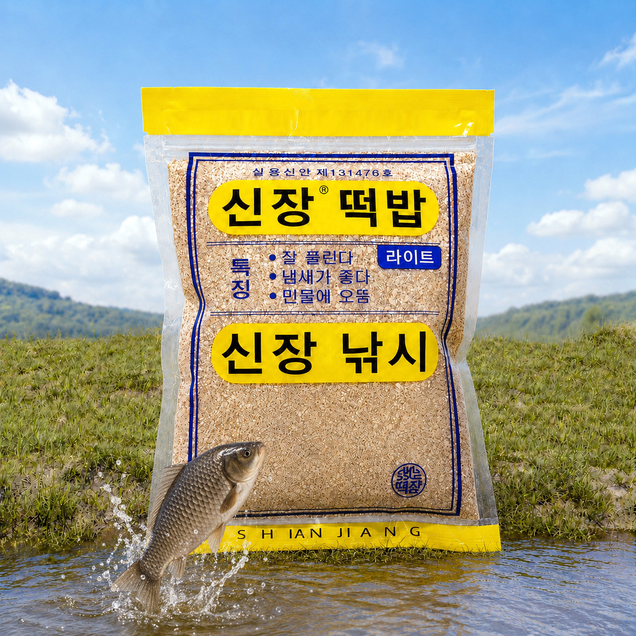 신장 떡밥 민물 붕어 잉어 낚시 라이트 집어제 어분 - 상품 이미지