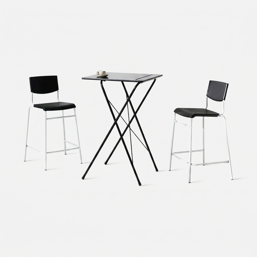 GOSI 스탠딩 접이식테이블 60 SM-2200B 래치드블랙 9447.1423 이미지 6