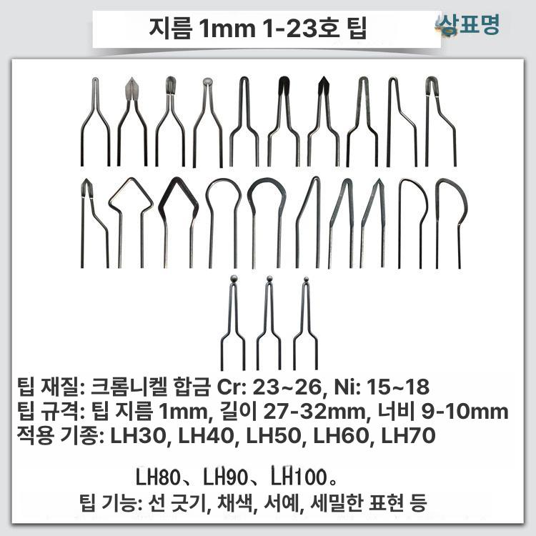우드 버닝기 조각 각 온도조절 인두기 툴 목공 - 상세 이미지 5