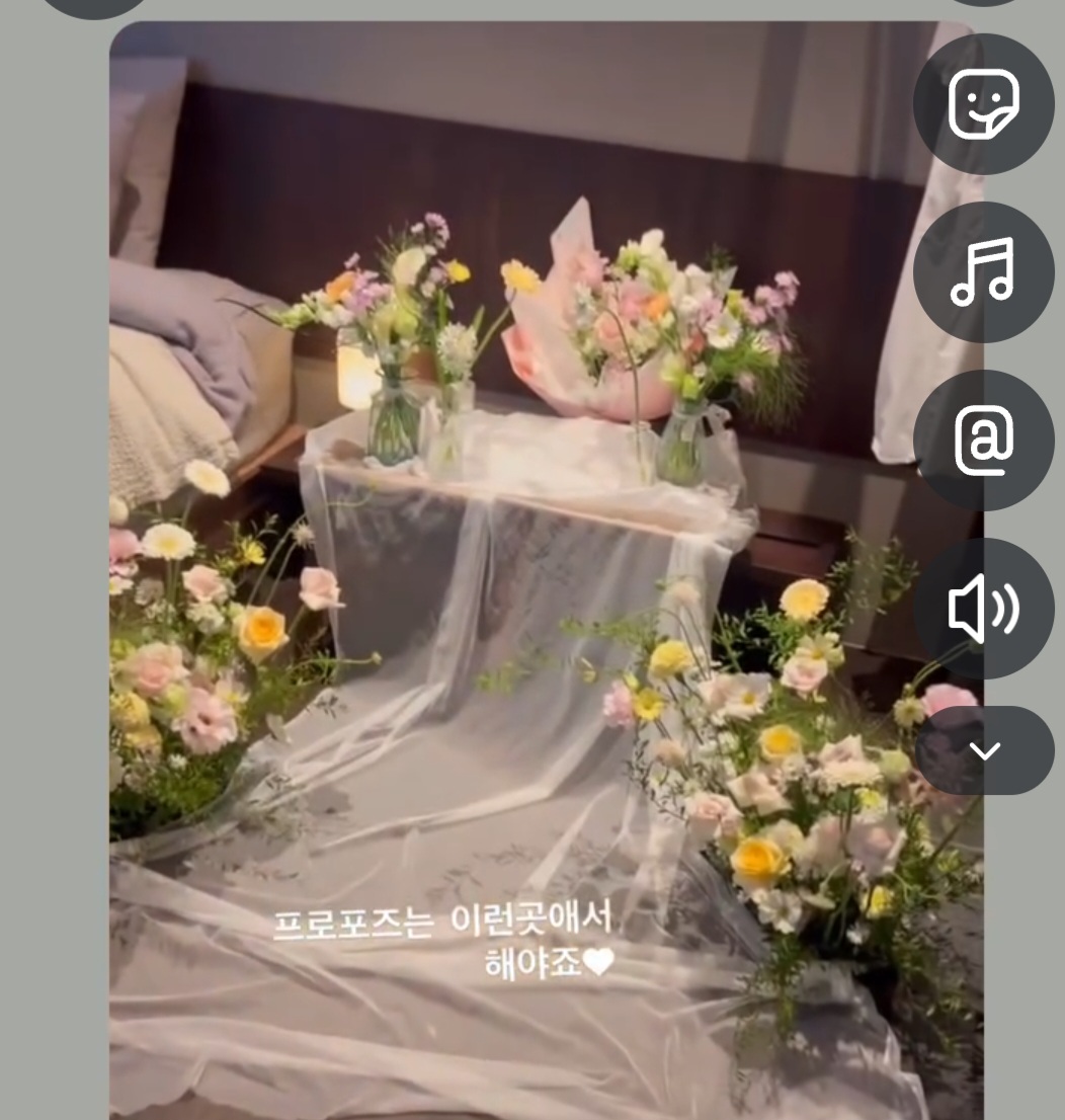 호텔 프로포즈 패키지 꽃장식 서촌한옥누리 나루서울엠갤러 출장 서울 - 상세 이미지 5