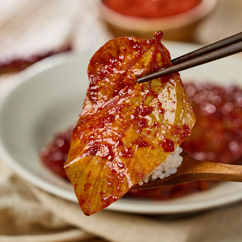 항아리반찬 짭조름하게 입맛 돋우는 양념 단풍 콩잎 500g - 상세 이미지 3