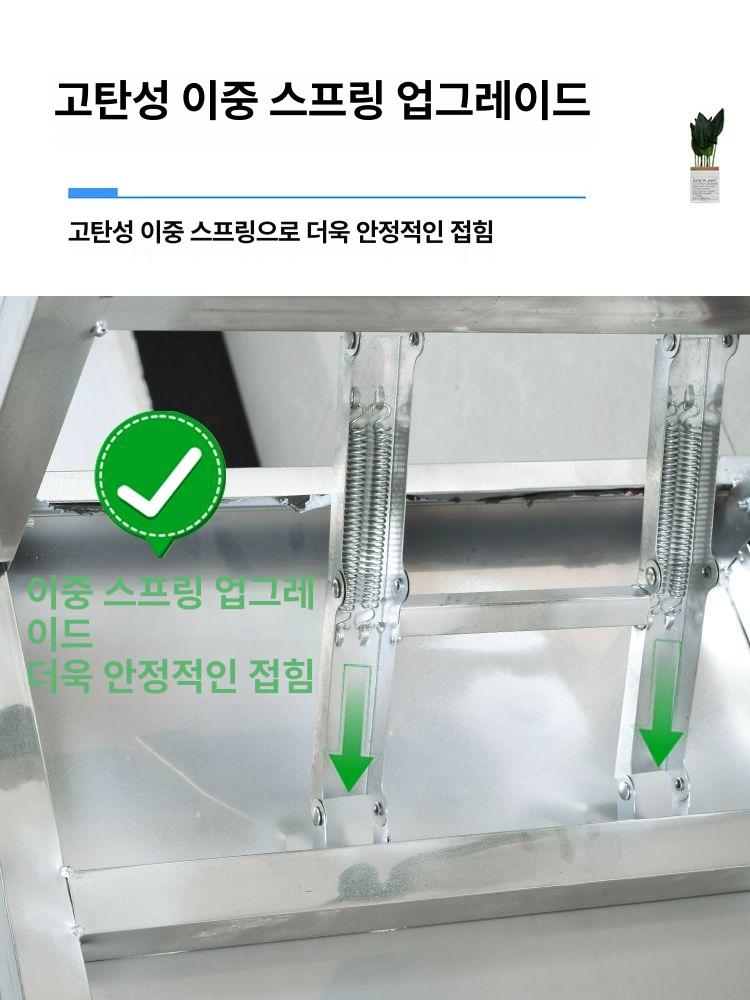 접이식 테이블 행사장 업소용 식당 포차 캠핑 카페 간이 테라스 야외 실외 야시장 - 상세 이미지 3