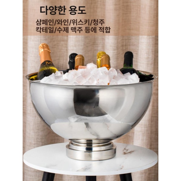 내구성좋은 위스키보틀 쌀 녹두 스테인리스 채망 시리얼 포장 분류 실버 라운드 - 상세 이미지 5