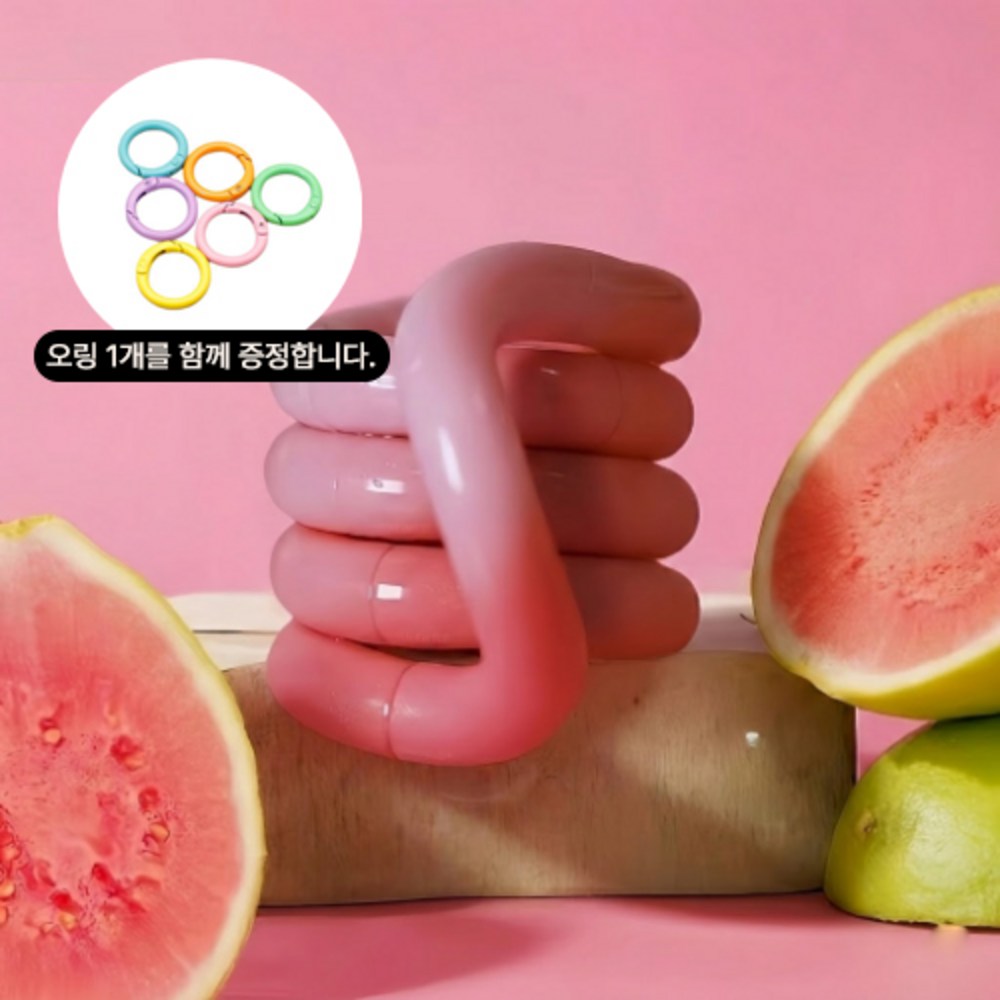 피젯토이 트위스트 힐링 촉감 탱글 장난감 온도변화 변색 키링 - 상품 이미지