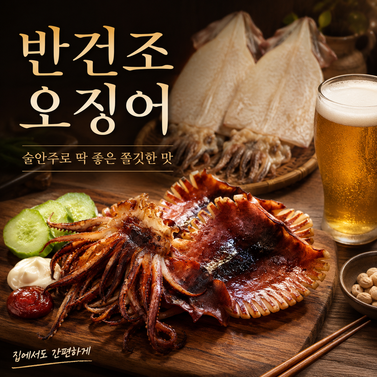 (엄마멸치) 동해안 구룡포 건조 반건조오징어 피데기 마른오징어 10마리 1.7kg, 1개 - 상세 이미지 5
