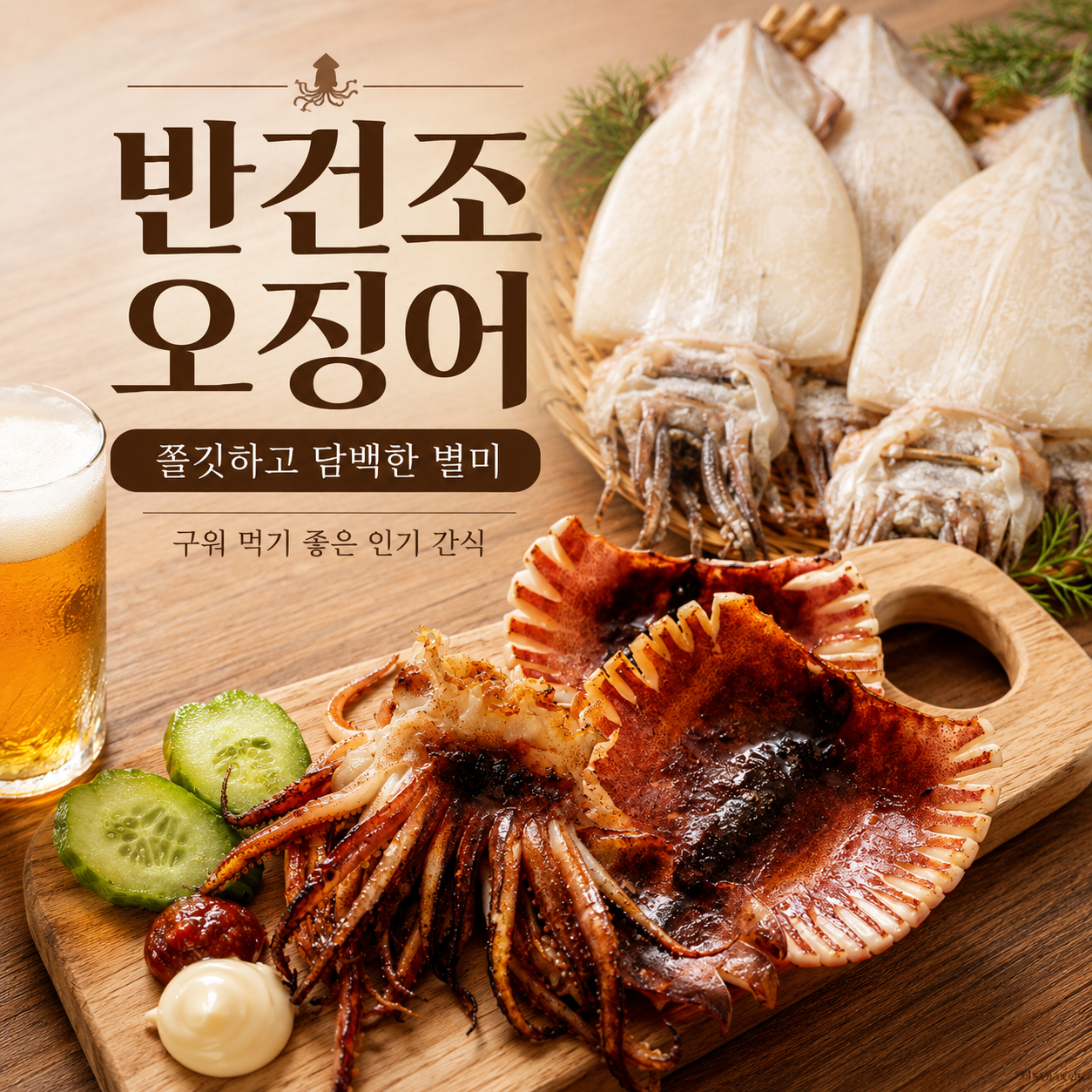 동해안 구룡포 건조 반건조오징어 피데기 마른오징어 10마리 1.7kg, 1개 - 상세 이미지 4