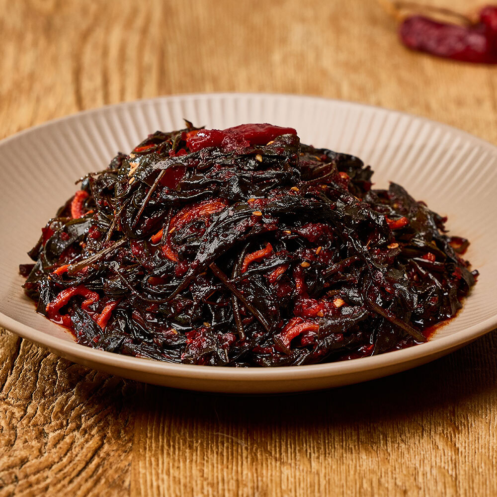 항아리반찬 매콤달콤 밥도둑 고춧잎무침 1kg - 상품 이미지