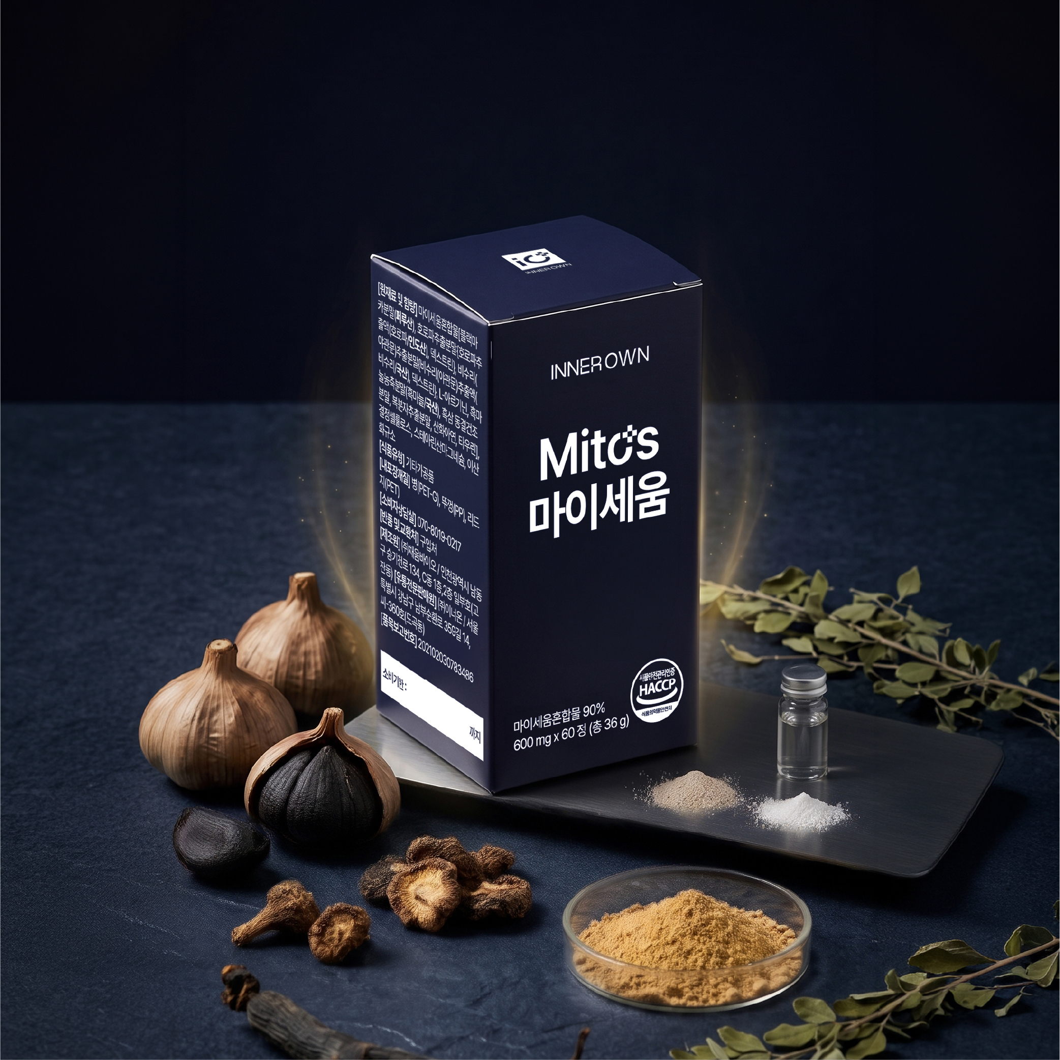 마이토스 마이세움 혼합물 추출물 남성 활력 영양제 블랙마카 아르기닌 60정, 1개 - 상세 이미지 2