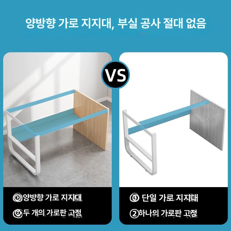 컴퓨터 바퀴달린책상 학생 홈 서재 원룸 가정용 공부 서랍 ㄱ자 기본 스타일 거실 - 상세 이미지 5
