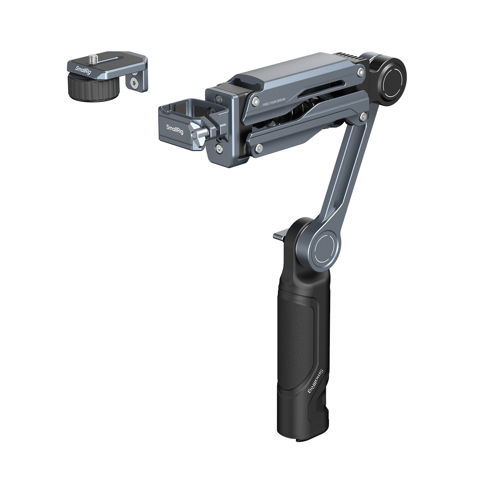 스몰리그 DJI 오즈모 포켓 4 / 포켓 3 / 고프로 HERO13 / Insta360 X5용 핸드헬드 쇼크 업소버 암 5508 - 상품 이미지