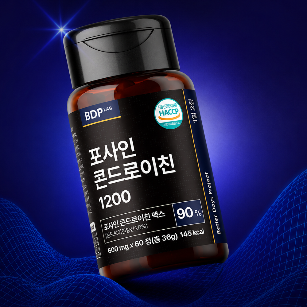 비디피랩 포사인 콘드로이친 1200 돼지연골 돼지유래 60정, 3개 - 상세 이미지 4