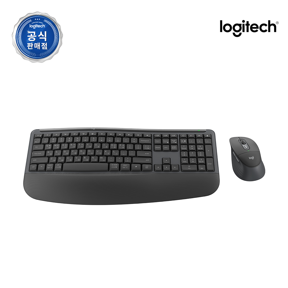 [신제품][포토리뷰] 로지텍코리아 공식 MK880 콤보 팜레스트 무소음 무선키보드마우스세트 블랙, 멤브레인 - 상세 이미지 3