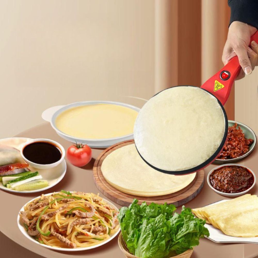 크레페 업소용 누룽지 노점 어묵 붕어빵 음료 만들기 잉어빵 식당 슈크림 음식 냉동 카페 웜 레드 18cm - 상품 이미지