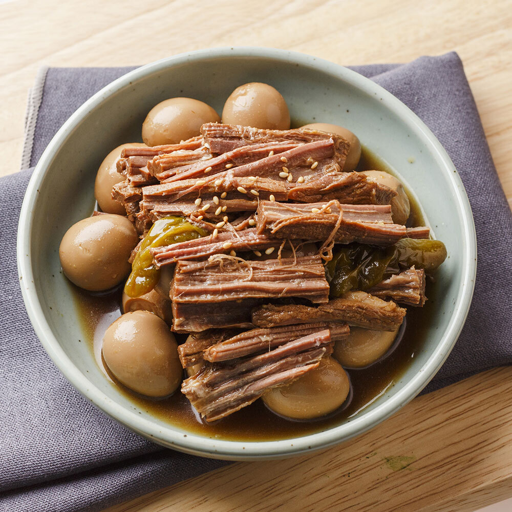 짜지 않고 부드러운 소고기 메추리알 장조림 500g+500g - 상품 이미지