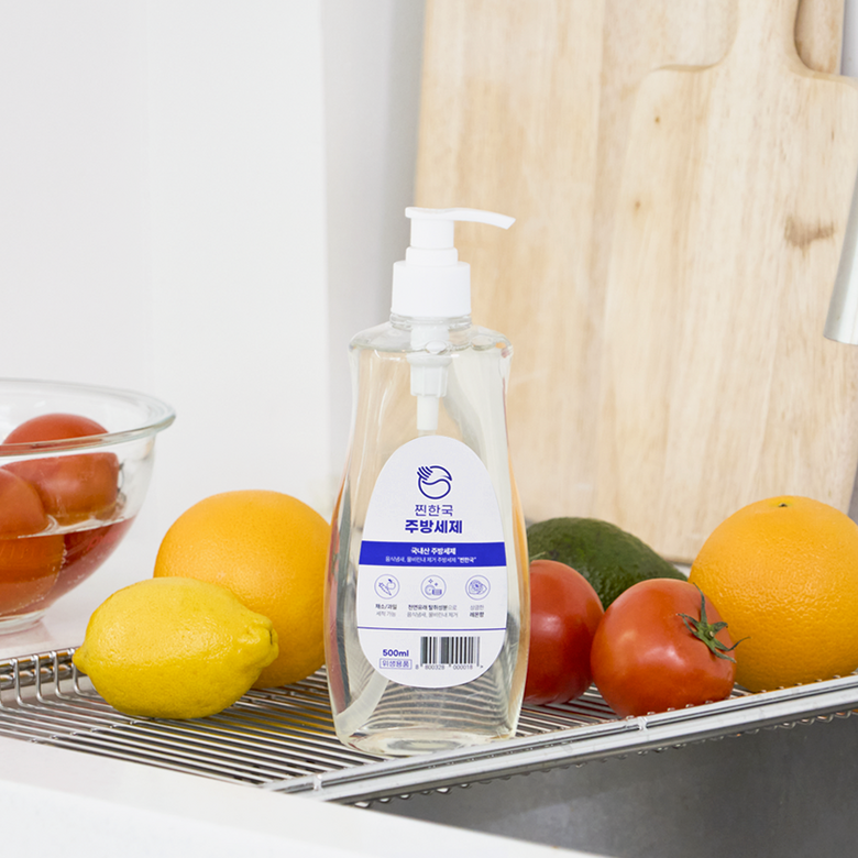 다목적 세정제 클리너 주방 기름때제거 가스렌지 후드 청소 500ml, 3개 - 상품 이미지