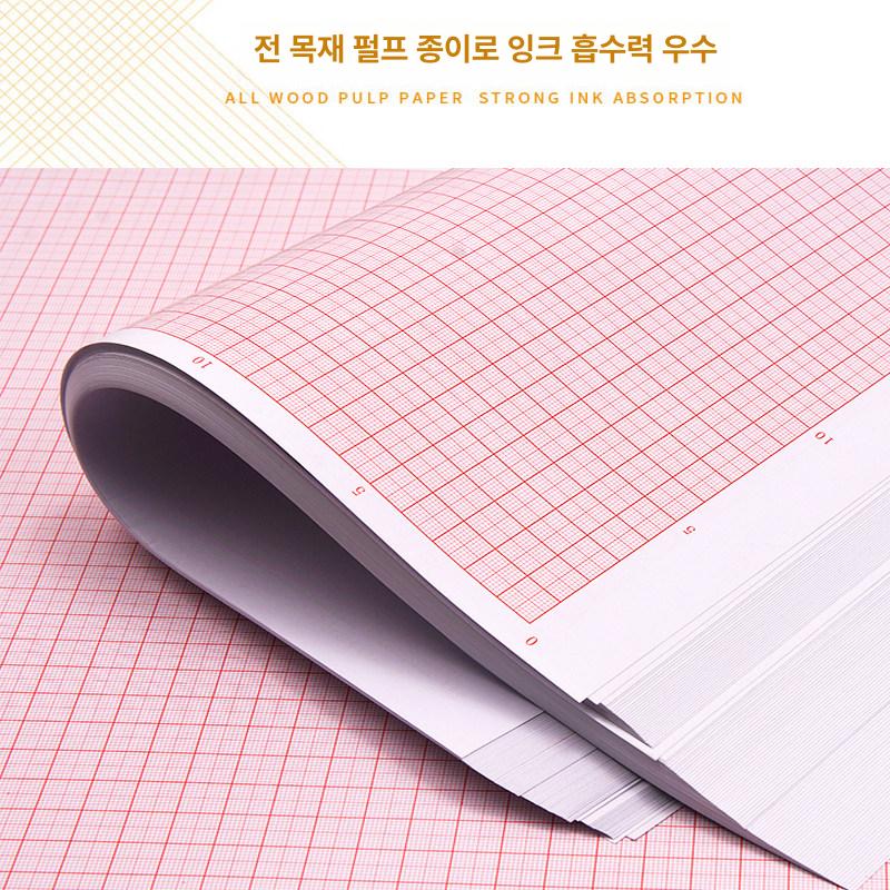 모눈 종이 눈금 모조지 A0 80g 가정용 A4 대형 방안지 도면 격자 - 상세 이미지 5