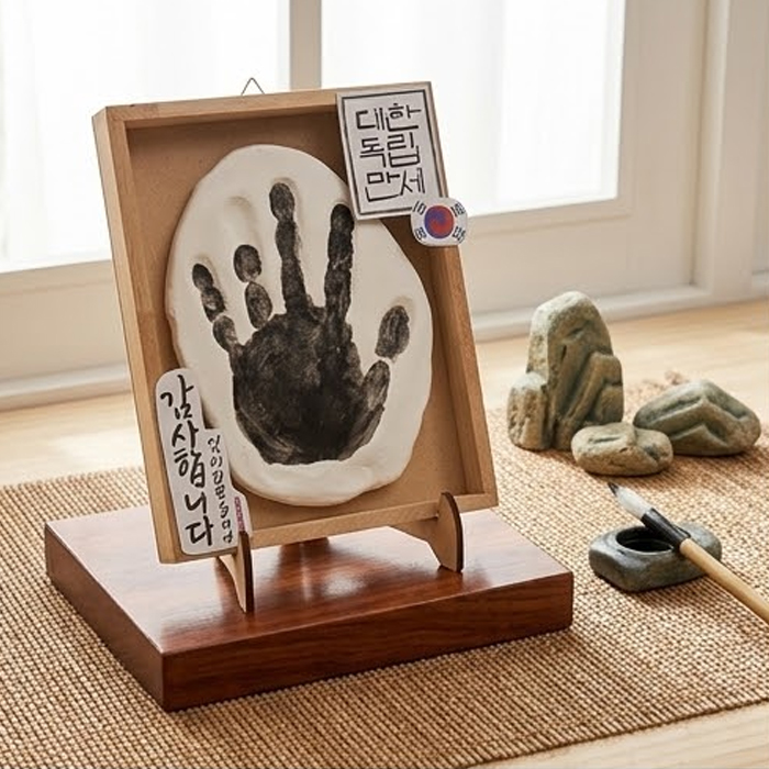 나라사랑 안중근 의사 단지동맹 다짐 액자 만들기 DIY - 상품 이미지