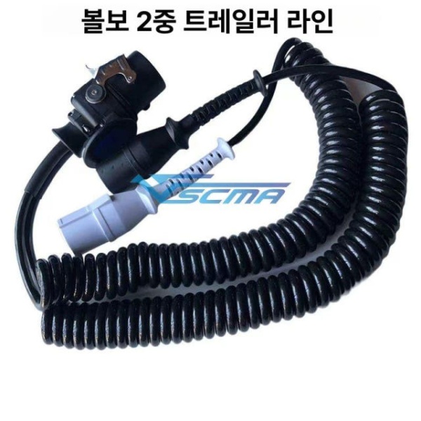 강력한 연결 공급 변환기 커넥터 코드 전원 트레일러 대형 1대1 6m1.5mm2스프링포함 - 상세 이미지 2