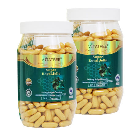 [해외]비타트리 슈퍼 로얄제리 Royal Jelly 1600mg 365 2개