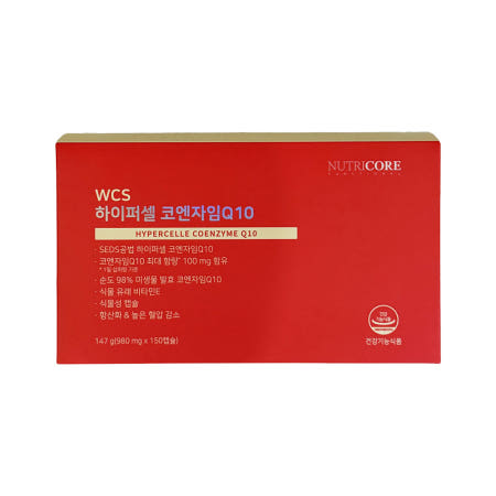 뉴트리코어 WCS 하이퍼셀 코엔자임Q10 980mg x 150캡슐 1개