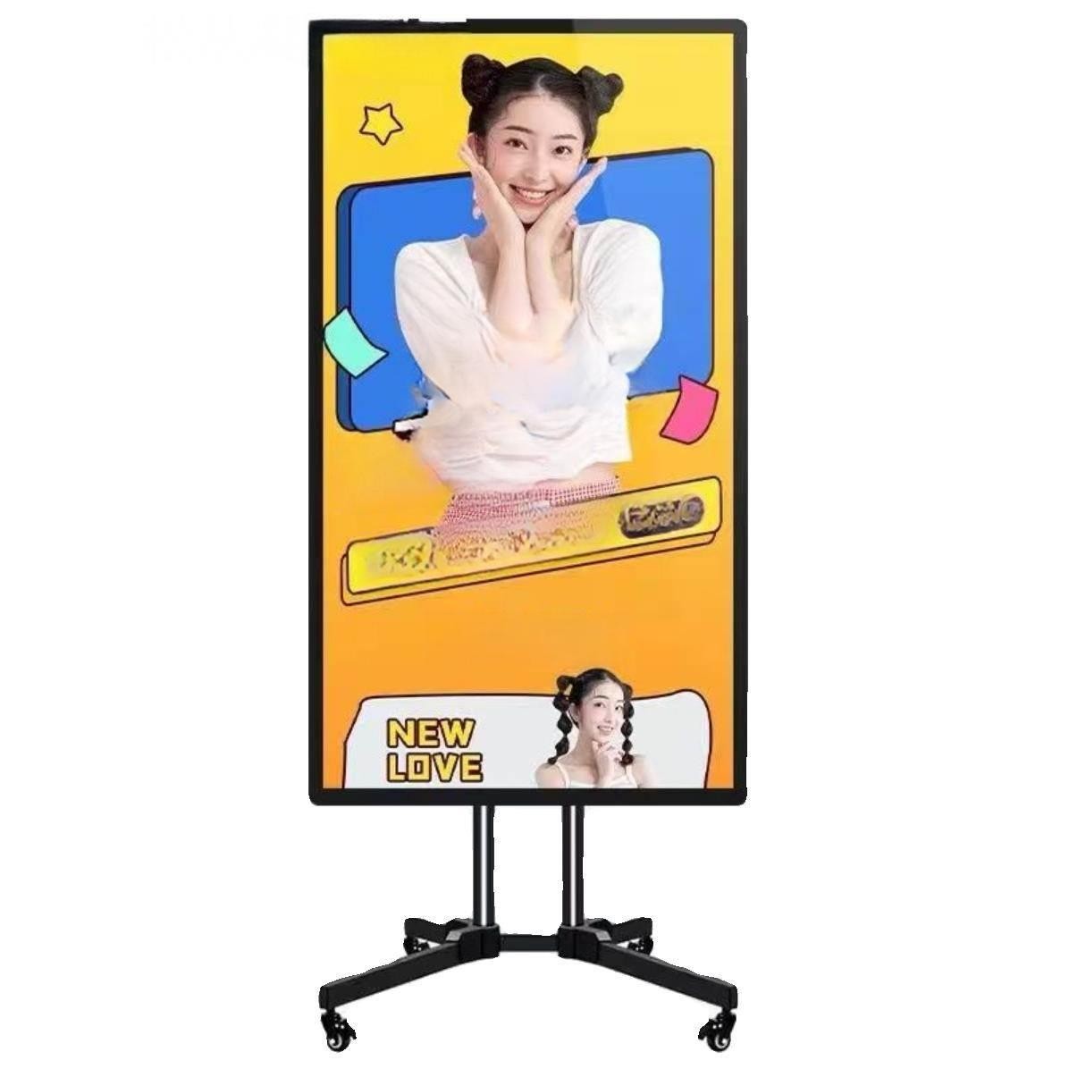 디지털 사이니지 모니터 전자 메뉴판 식당 패널 디스플레이 벽걸이광고판 스크린 - 상품 이미지