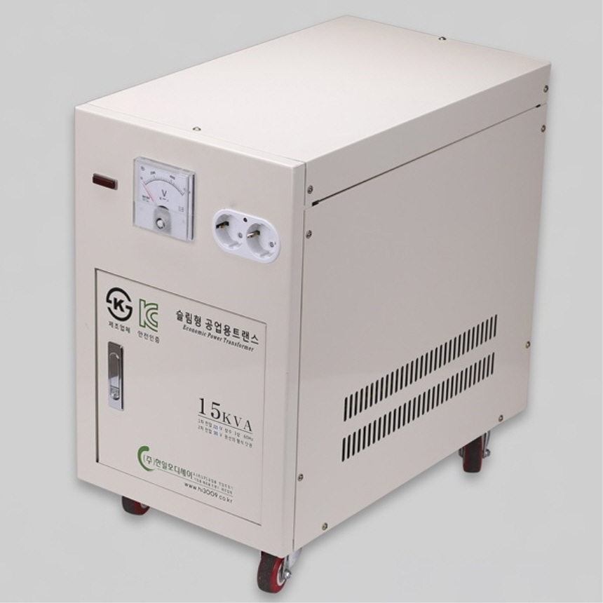 공업용 건식 변압기 15KVA 380V~220V 전압 다운 트랜스 옥내용 한일 - 상세 이미지 2