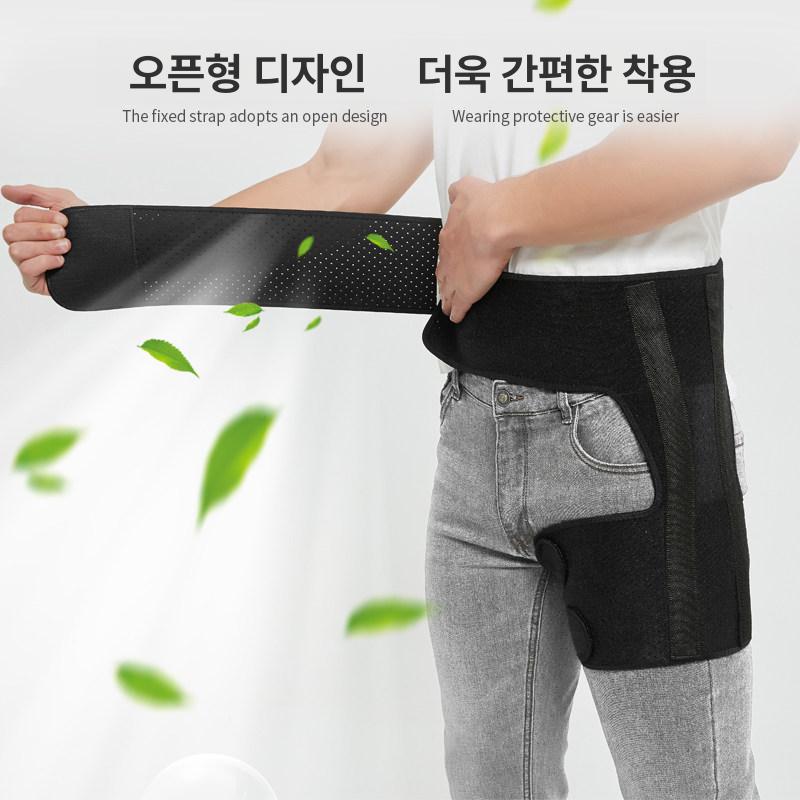 압박대 고관절보호대 허리지지대 복압벨트 허리보호대 교정 압박밴드 대퇴골 헬스벨트 - 상세 이미지 3