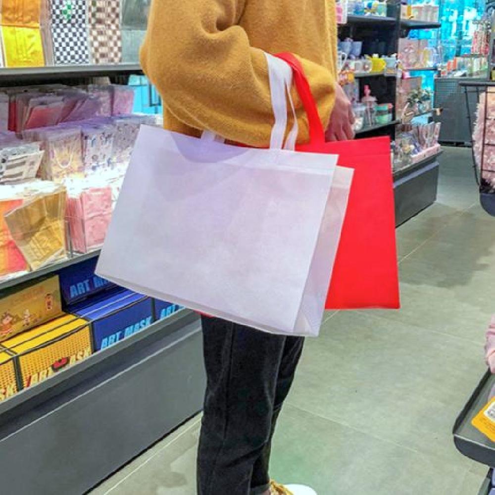 소 부직포 가로형 가방 인쇄가능 장바구니 쇼핑백 중 다용도 보조가방 대 홍보용 이미지 7