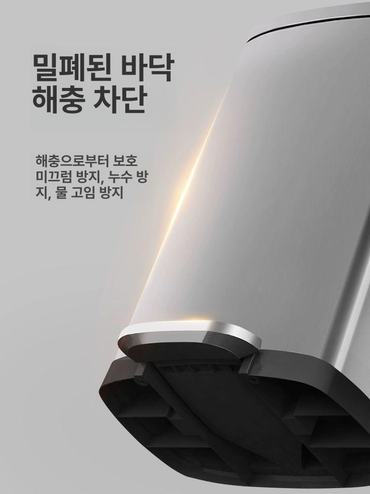 스텐 페달 휴지통 대용량 밀폐형 냄새차단 욕실 주방 오픈형 쓰레기통 세련된 인테리어 - 상세 이미지 4