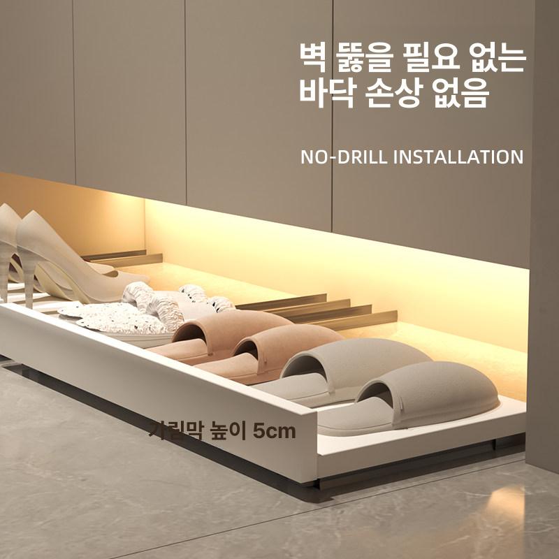 현관 신발장 서랍식 수납함 슬라이딩 수납 선반 신발정리 틈새 보관함 - 상세 이미지 3