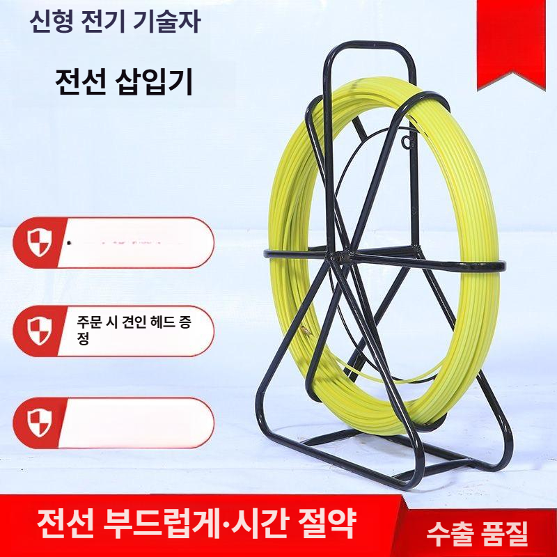 전선풀링기 회전대 선통기 케이블포설공사용 배선도구 대형 롤러 작업용 - 상세 이미지 5