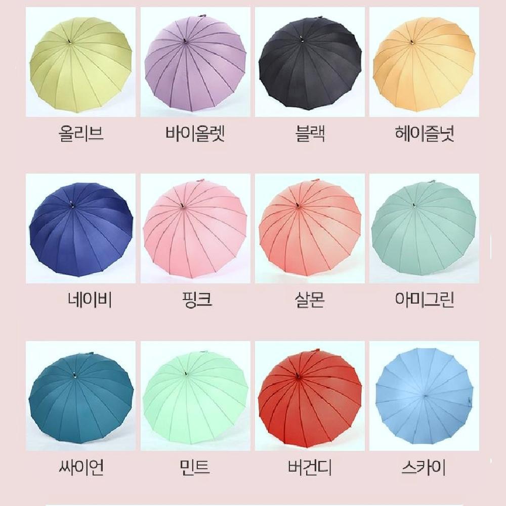장우산 레트로 우산 튼튼한 보조받침살 발수 고급 전문방수용 복고풍 자동 양산 답례품 이미지 7