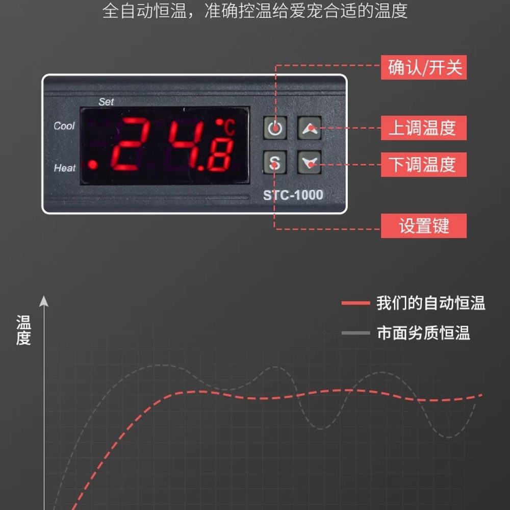 PVC 도마뱀온도조절사육장 검정 육지거북사육장 - 상세 이미지 2