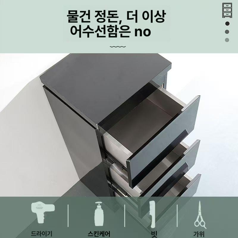 미용실 수납장 스테인리스 사물함 업소용 정리대 도구 보관함 캐비닛 - 상세 이미지 3
