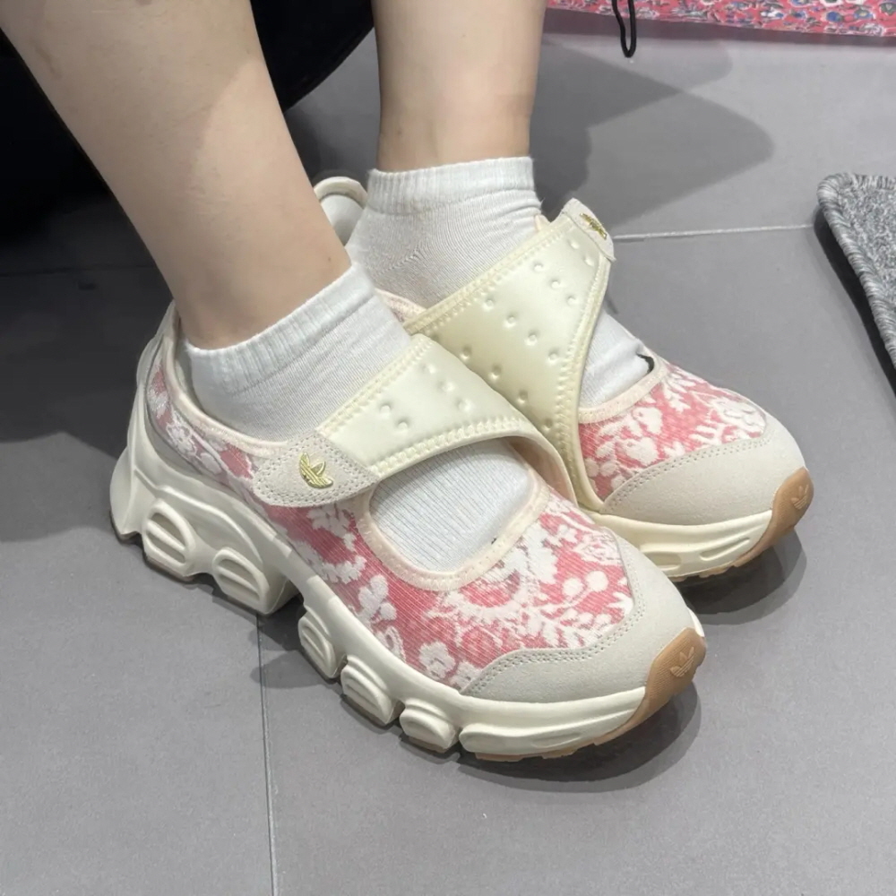 아디다스 X 리버티 런던 아디폼 샌들 메가제인 메리제인 루시드 레드 JS1327 - 상품 이미지