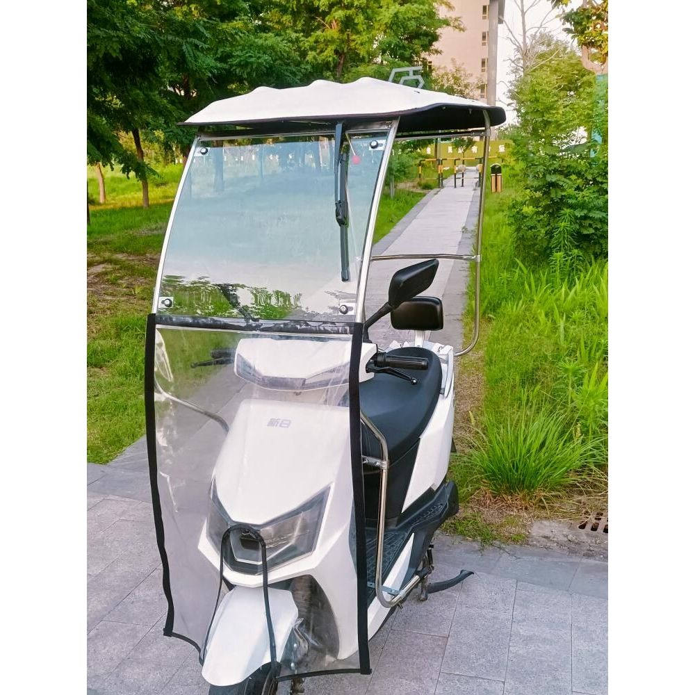 지붕 선쉐이드 완전 선바이저 캐노피 연결선 연결 선바이크 자외선차단 케이블 오토바이 밀폐형 이미지 6