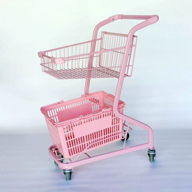 가정용 손수레 편의점카트 바퀴 핸드카트 미니쇼핑카트 유모차 마트카트 마트용 - 상품 이미지