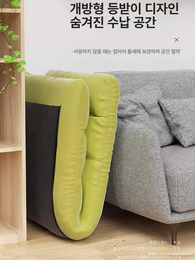 폴딩 침대 방석 기숙사용 매트리스 독서용 쿠션 낮잠용 등받이 싱글 - 상세 이미지 5