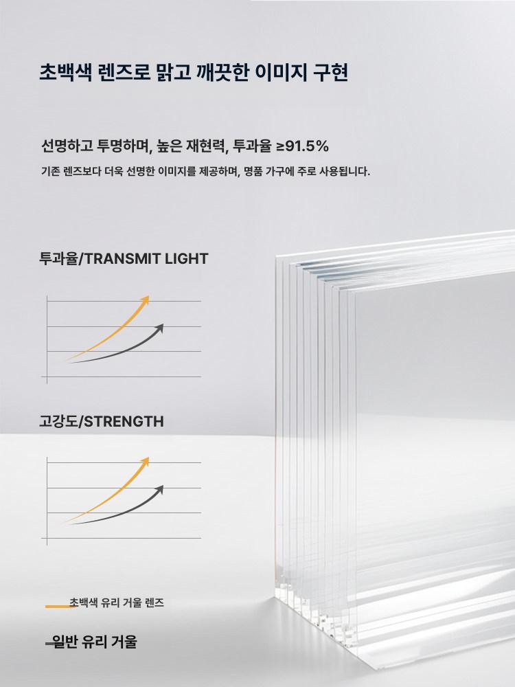 직사각 거울 욕실 조명 led 둥근라운드 간접등 화장실 인테리어 벽걸이 가로형 - 상세 이미지 4